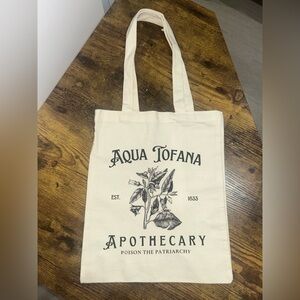 Poison The Patriarchy Handmade Tote Bag 12x14
